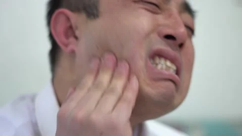 Men with toothache Stock Footage 150489827