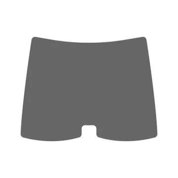 Men underwear button. vector underwear illustration isolated, men clothing short Stock Illustration