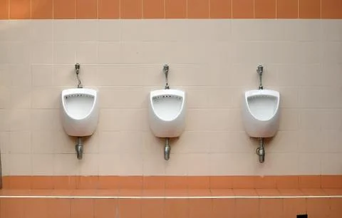 Men urinal Foto stock
