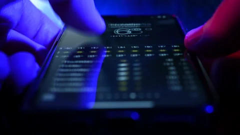 Men Using Smartphone Weather App Stock Footage 154772258