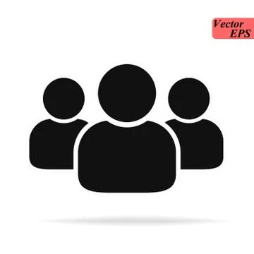 Men vector icon on white background. eps 10 Stock Illustration