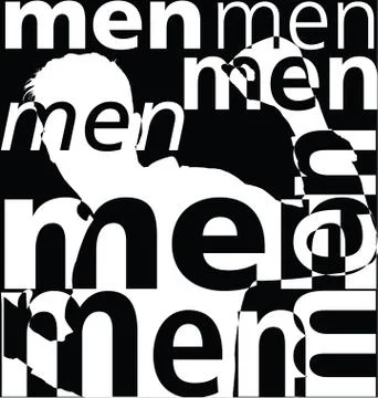 Men. vector illustration Illustrazione stock