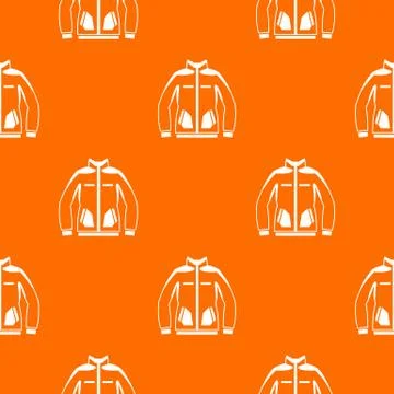 Men winter jacket pattern seamless Illustrazione stock