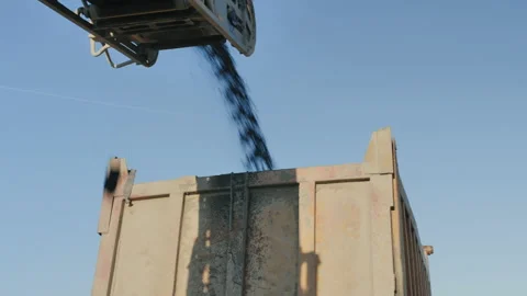 Men at work. Asphalt the road. Removal of asphalt with a milling and grinding Stock Footage 138124654