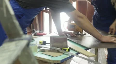 Men at work Stock Footage 12399876