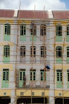 Men at work Stock Photos