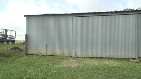 Men working on Farm Ranch and Cattle in countryside Stock Footage 110985081