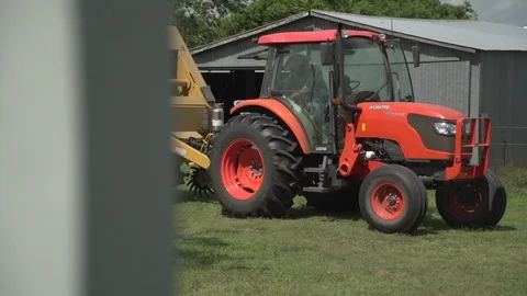 Men working on Farm Ranch and Cattle in countryside Video stock 111003635