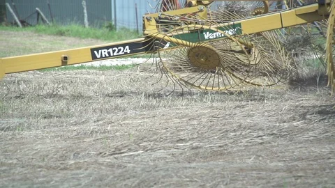 Men working on Farm Ranch and Cattle in countryside Stock Footage 111019913