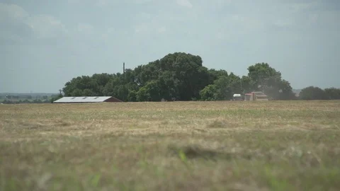 Men working on Farm Ranch and Cattle in countryside 库存影片 111028338