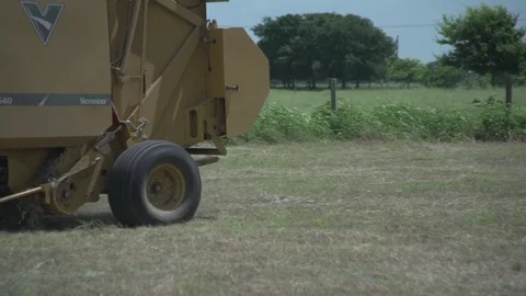 Men working on Farm Ranch and Cattle in countryside Stock Footage 111032261