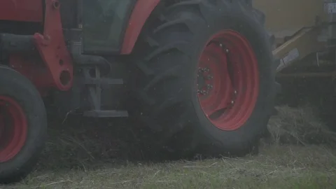 Men working on Farm Ranch and Cattle in countryside Video stock 111040258