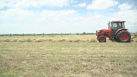 Men working on Farm Ranch and Cattle in countryside Stock Footage 111045673