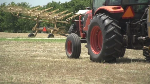 Men working on Farm Ranch and Cattle in countryside Stock Footage 111047765
