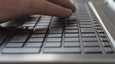 Men is working on the laptop Stock Footage 62178353