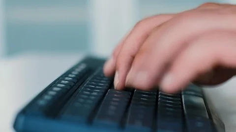 Men working in office, closeup on hands Stock Footage 93623520