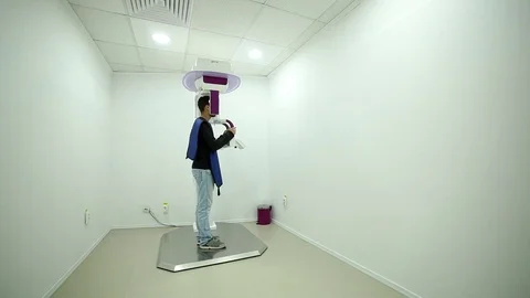 Men at X-ray Dentist Laboratory Video stock 84702139