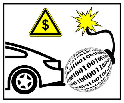 Menacing Cheat on Diesel Emissions イラスト素材