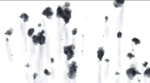 Menacing clouds - digital animation Stock Footage 448962