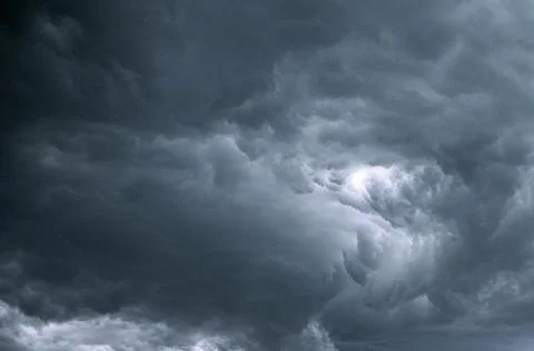 A menacing cloudy stormy sky 写真素材