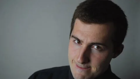 Menacing man looking at the camera Video stock 145924355