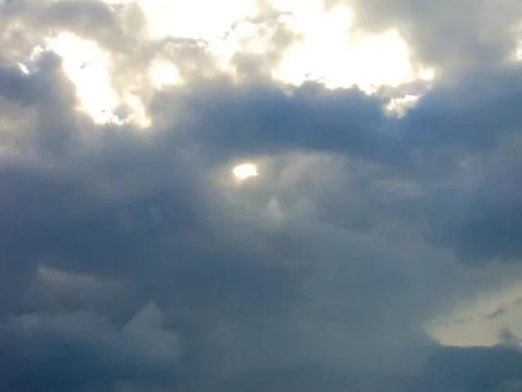 Menacing sky before the rain Stock Photos