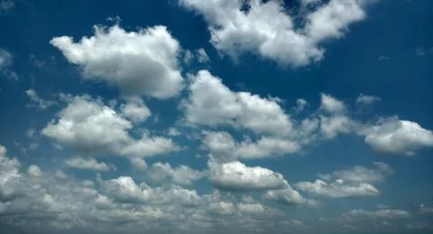 A menagerie of clouds Stock Photos