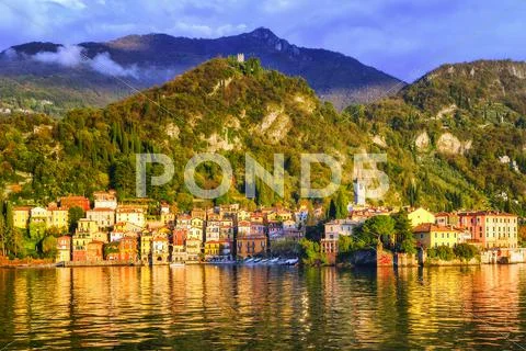 Menaggio, Como Lake, Italy Stock Photos