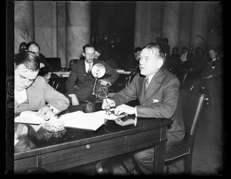 Mencken Testifies Foto stock