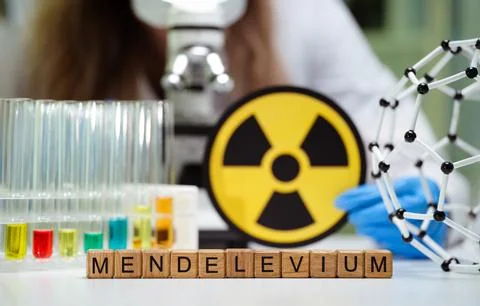 Mendelevium A Comprehensive Exploration of the Element Using Advanced Scientific 스톡 사진