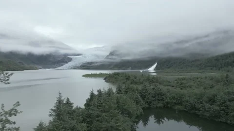 Mendenhall Glacier 1 Stock Footage 202147222