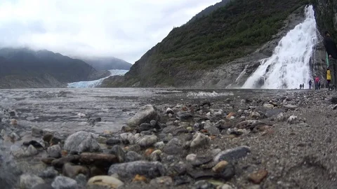 Mendenhall Glacier Stock Footage