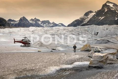 Mendenhall Glacier - Juneau Icefields - Alaska Stock Photos