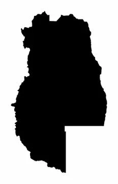Mendoza Province map Stock Illustration