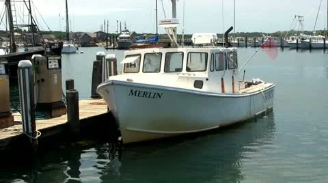 Menemsha Harbor Martha's Vineyard; 3 Stock Footage 12253629