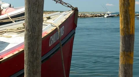 Menemsha Harbor Martha's Vineyard; 6 Stock Footage 12277609