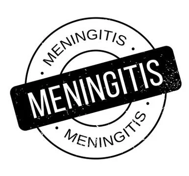 Meningitis rubber stamp Stock Illustration
