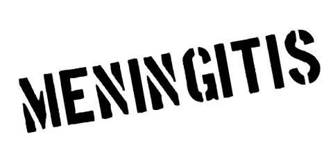 Meningitis rubber stamp Stock Illustration