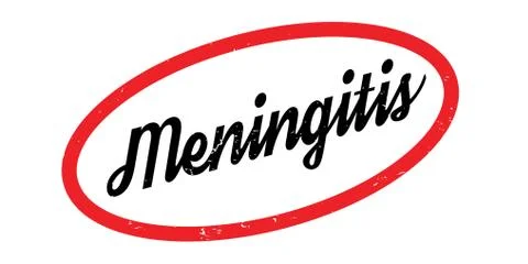 Meningitis rubber stamp Stock Illustration