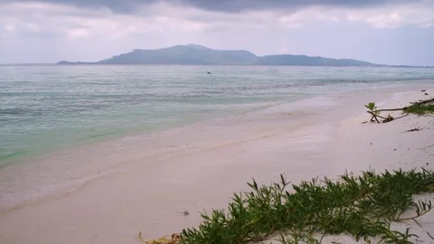 Menjangan Beach Gentle Shoreline Loop Видео 310986906