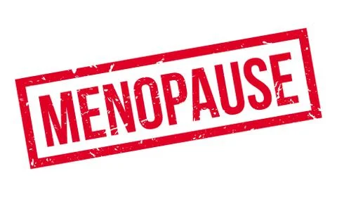 Menopause rubber stamp Stock-Illustration