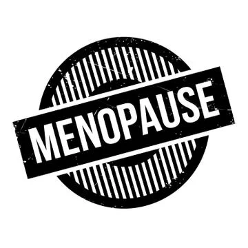 Menopause rubber stamp Illustrazione stock