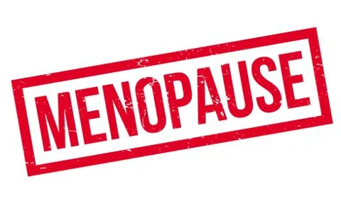 Menopause rubber stamp Stock Illustration