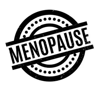 Menopause rubber stamp Illustrazione stock