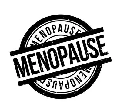 Menopause rubber stamp Stock Illustration