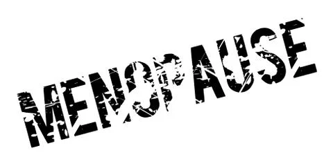 Menopause rubber stamp イラスト素材