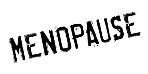 Menopause rubber stamp Illustrazione stock