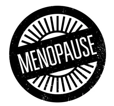 Menopause rubber stamp Stock Illustration