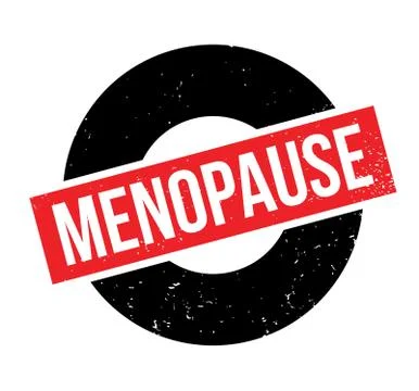 Menopause rubber stamp Stock Illustration