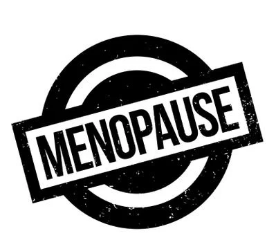 Menopause rubber stamp Illustrazione stock